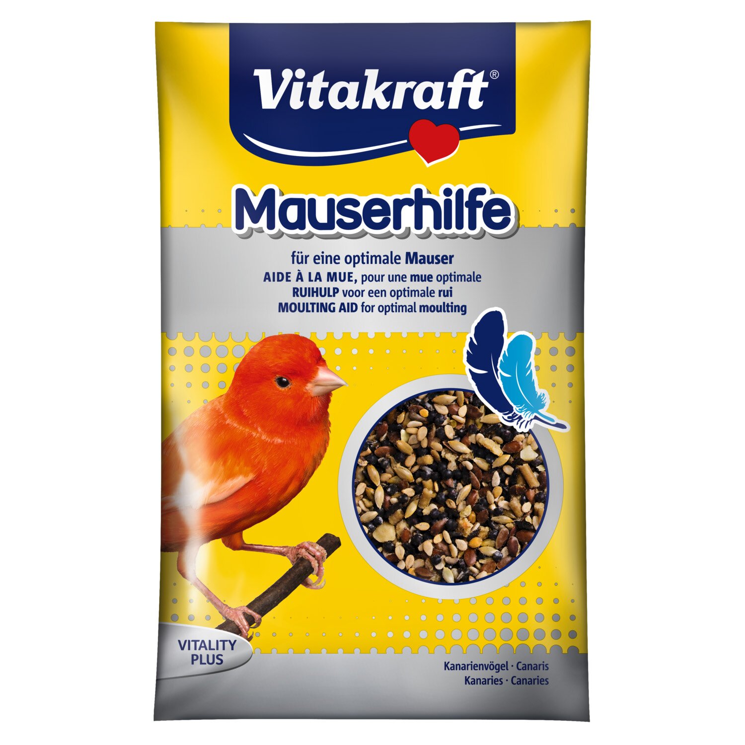 Вітаміни для канарок Vitakraft «Mauserhilfe» насіння 20 г (під час линьки)