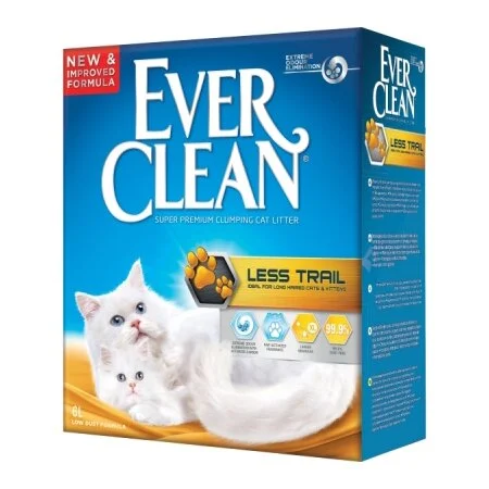 Бентонитовый наполнитель для кошачьего туалета Ever Clean Less Trail 8 кг / 10 л