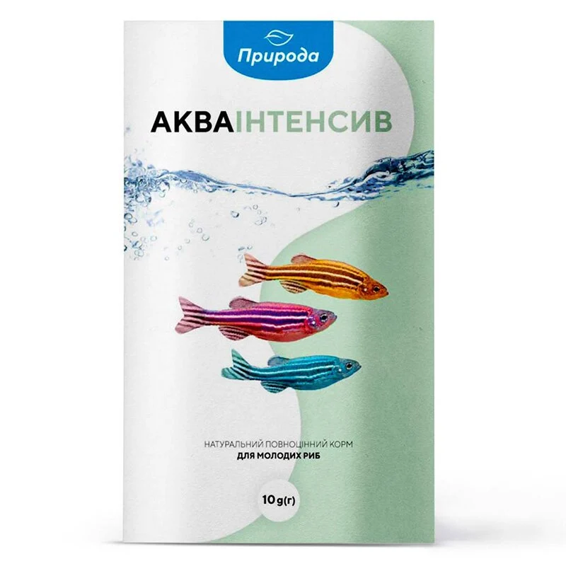 Сухий корм для молодих всеїдних акваріумних риб Priroda Акваінтенсив 10 г - натуральний Сухий корм для молодих всеїдних акваріумних риб Priroda Акваінтенсив 10 г - натуральний