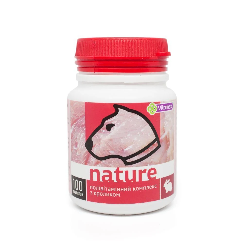 Vitomax Nature вітаміни для собак 100 шт - кролик Vitomax Nature вітаміни для собак 100 шт - кролик