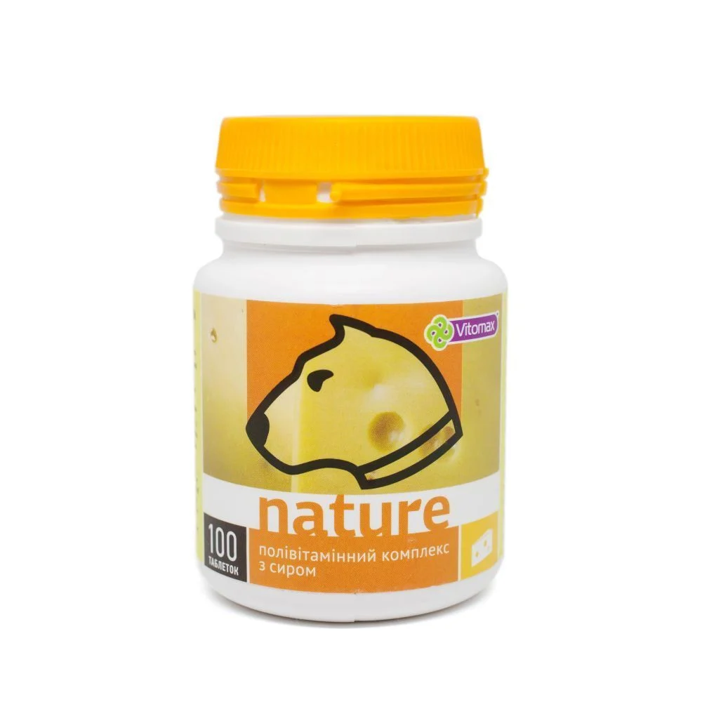 Vitomax Nature витамины для собак 100 шт - сыр Vitomax Nature витамины для собак 100 шт - сыр