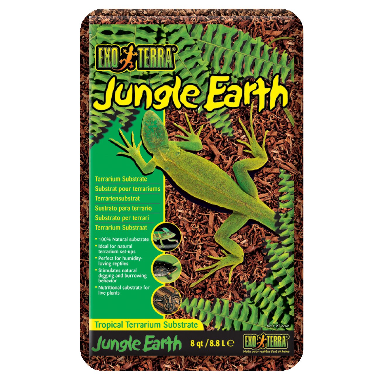 Наповнювач для тераріума Exo Terra «Jungle Earth» 8,8 л (змішаний субстрат) Наповнювач для тераріума Exo Terra «Jungle Earth» 8,8 л (змішаний субстрат)