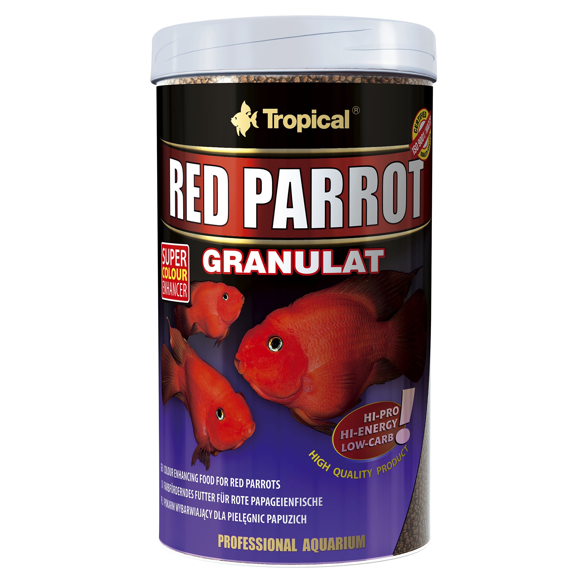 Сухой корм для аквариумных рыб Tropical в гранулах «Red Parrot Granulat» 250 мл (для попугаев) Сухой корм для аквариумных рыб Tropical в гранулах «Red Parrot Granulat» 250 мл (для попугаев)