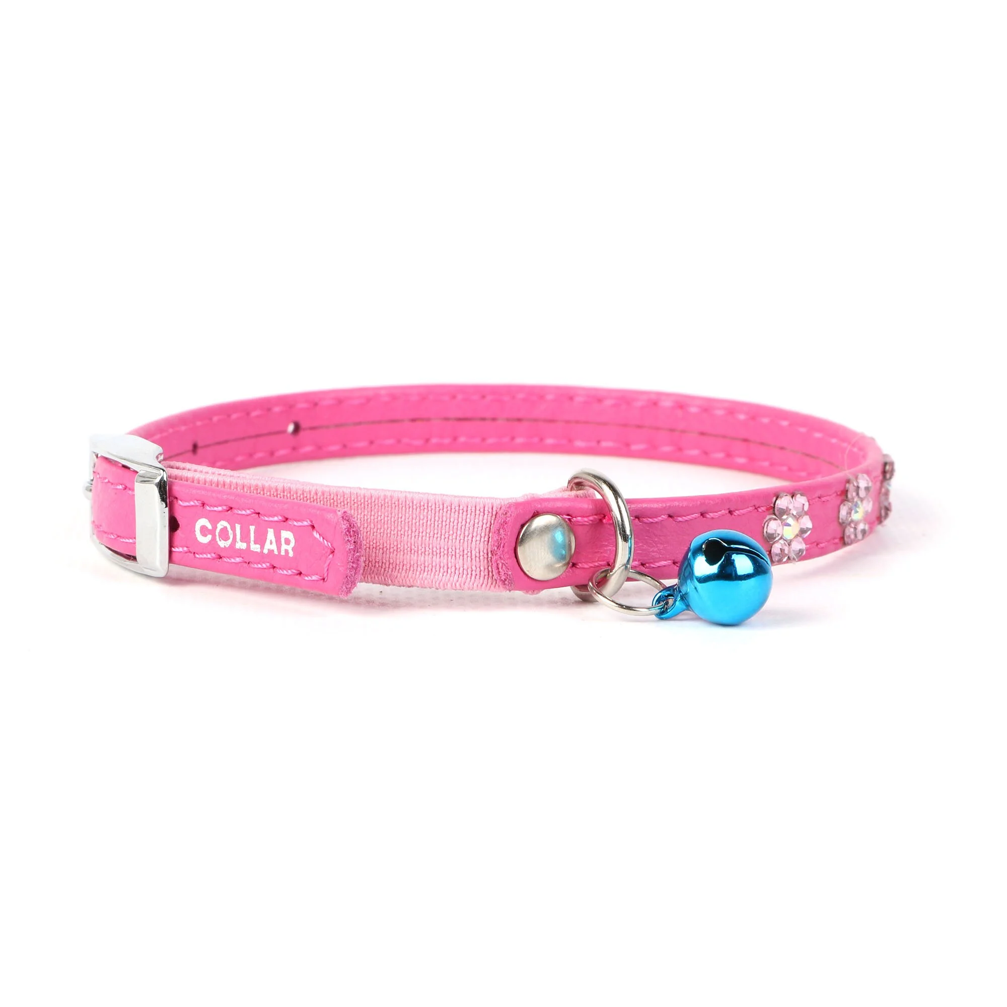Ошейник Collar кожаный с цветочками и резинкой «Glamour» (Гламур) 22-30 см / 9 (розовый) Ошейник Collar кожаный с цветочками и резинкой «Glamour» (Гламур) 22-30 см / 9 (розовый)