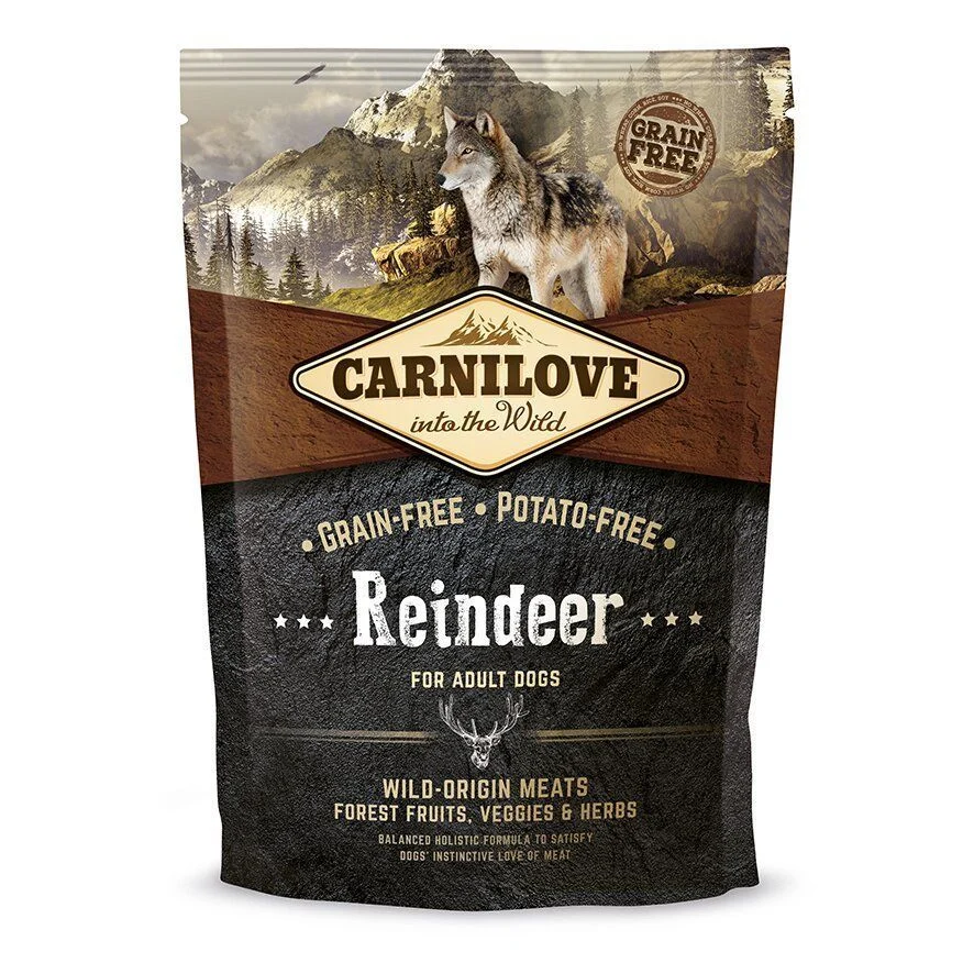 Сухий корм для собак Carnilove Reindeer Adult 1,5 кг - оленина та кабан Сухий корм для собак Carnilove Reindeer Adult 1,5 кг - оленина та кабан