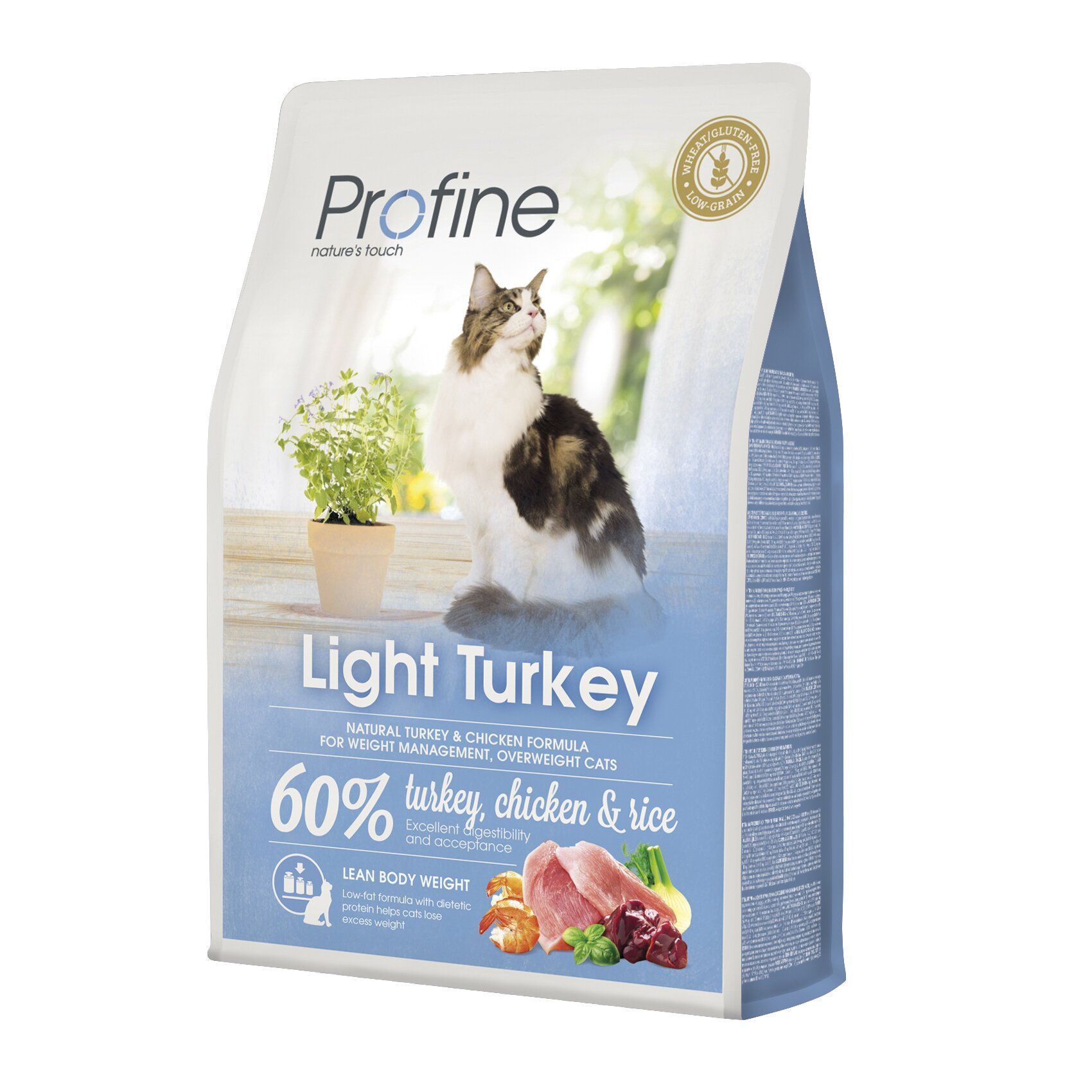 Сухой корм для кошек Profine Cat Light 2 кг — индейка и курица Сухой корм для кошек Profine Cat Light 2 кг — индейка и курица