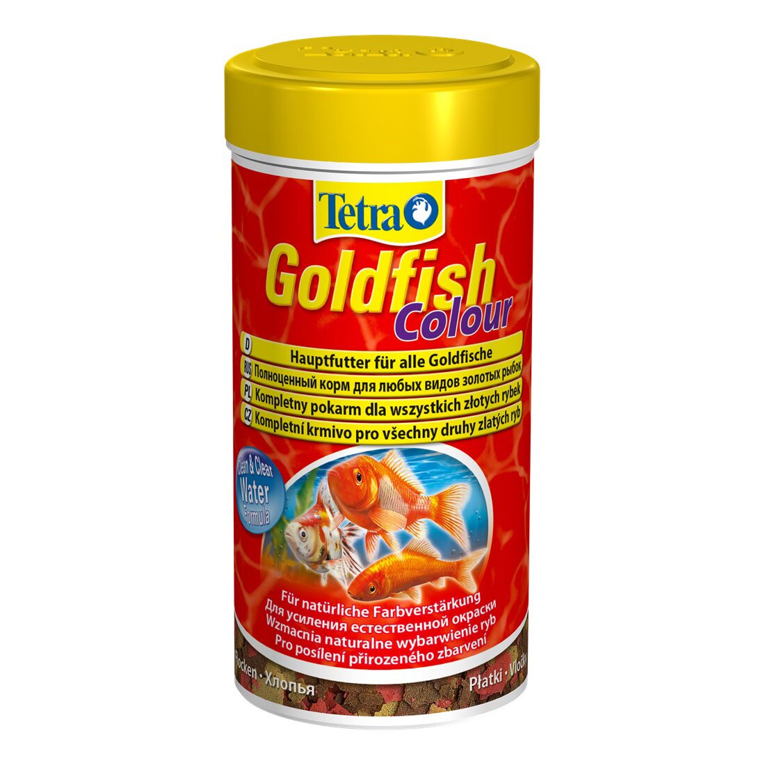 Сухий корм для акваріумних риб Tetra в пластівцях «Goldfish Colour» 100 мл (для золотих рибок)