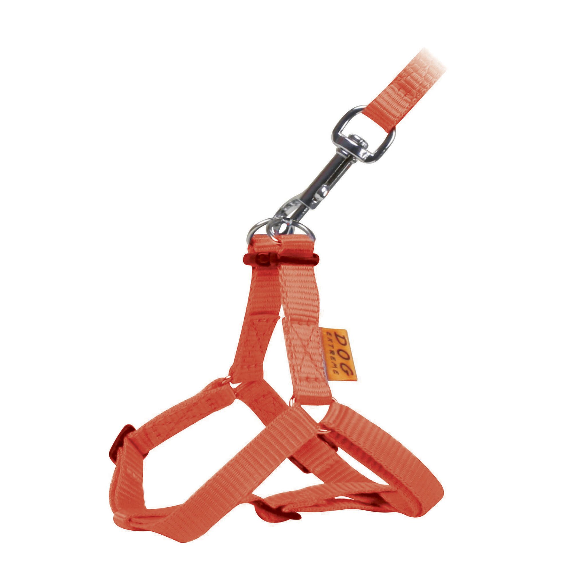 Шлейка с поводком Collar нейлон «DOGextreme» В:28-40 см / 10 мм (красная, синяя, черная)
