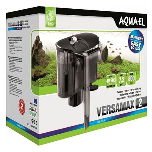 Навісний фільтр Aquael «Versamax-2» для акваріума 40-200 л Навісний фільтр Aquael «Versamax-2» для акваріума 40-200 л