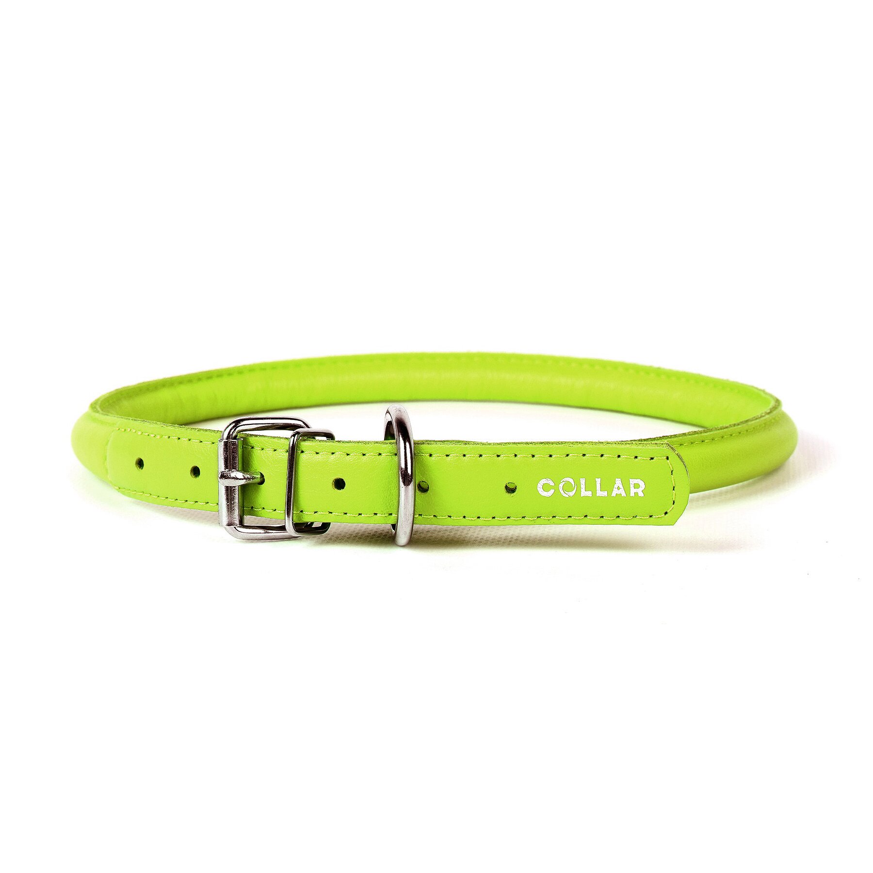Ошейник Collar кожаный круглый «Glamour» (Гламур) 45-53 см / 13 мм (зеленый) Ошейник Collar кожаный круглый «Glamour» (Гламур) 45-53 см / 13 мм (зеленый)