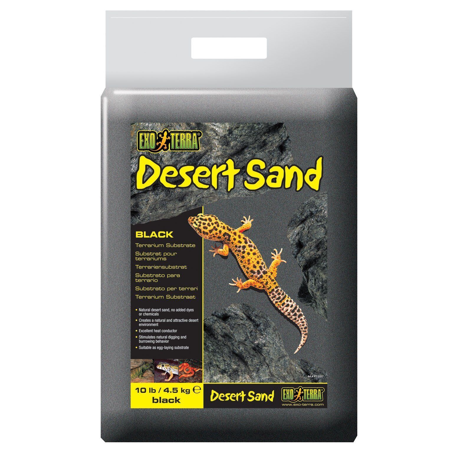 Наповнювач для тераріума Exo Terra «Desert Sand» Пісок 4,5 кг (чорний) Наповнювач для тераріума Exo Terra «Desert Sand» Пісок 4,5 кг (чорний)