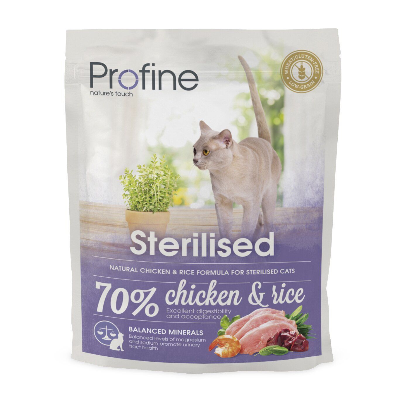 Сухой корм для кошек Profine Cat Sterilised 300 г - курица и рис Сухой корм для кошек Profine Cat Sterilised 300 г - курица и рис