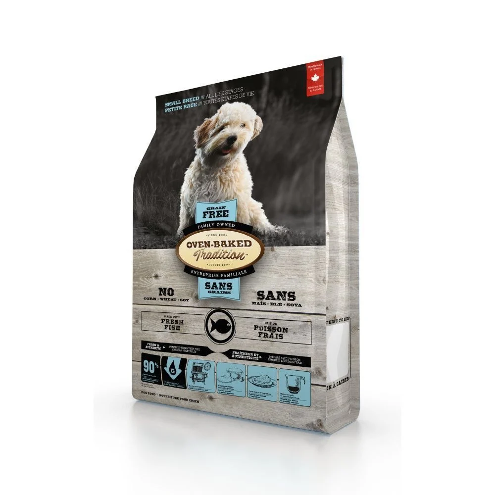 Cухий корм для собак Oven-Baked Tradition Grain Free Small Breed Adult 5,67 кг - риба