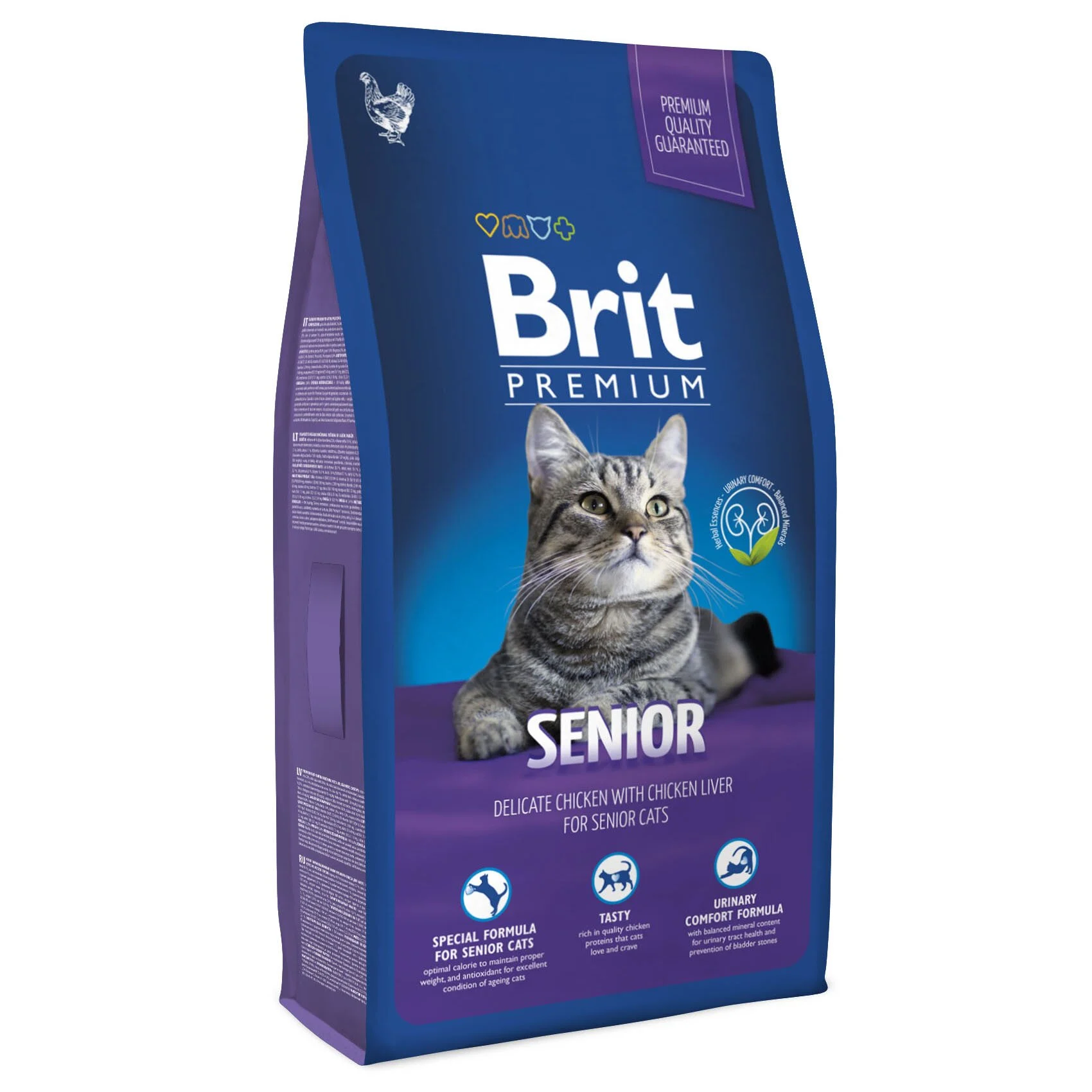Сухой корм для пожилых кошек Brit Premium Cat Senior 8 кг - курица Сухой корм для пожилых кошек Brit Premium Cat Senior 8 кг - курица