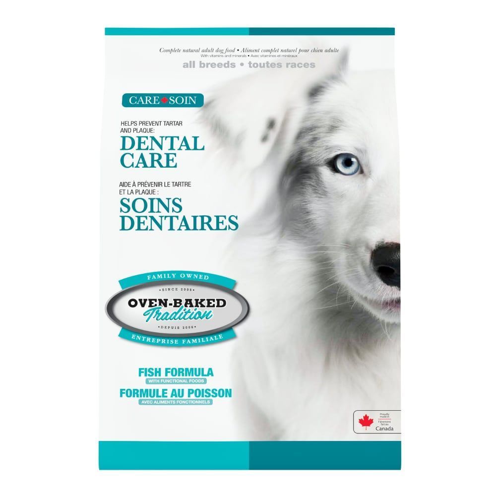 Cухий корм для собак Oven-Baked Tradition Dental Care 9,07 кг - риба