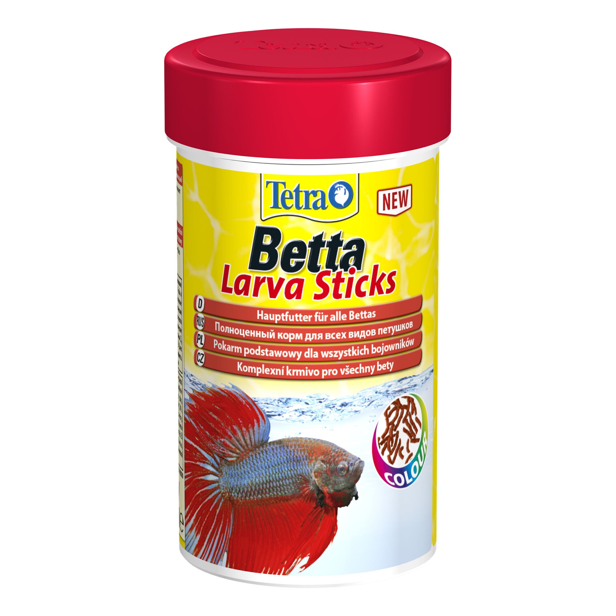Сухой корм для аквариумных рыб Tetra в палочках «Betta Larva Sticks» 100 мл (для боковых рыбок) Сухой корм для аквариумных рыб Tetra в палочках «Betta Larva Sticks» 100 мл (для боковых рыбок)