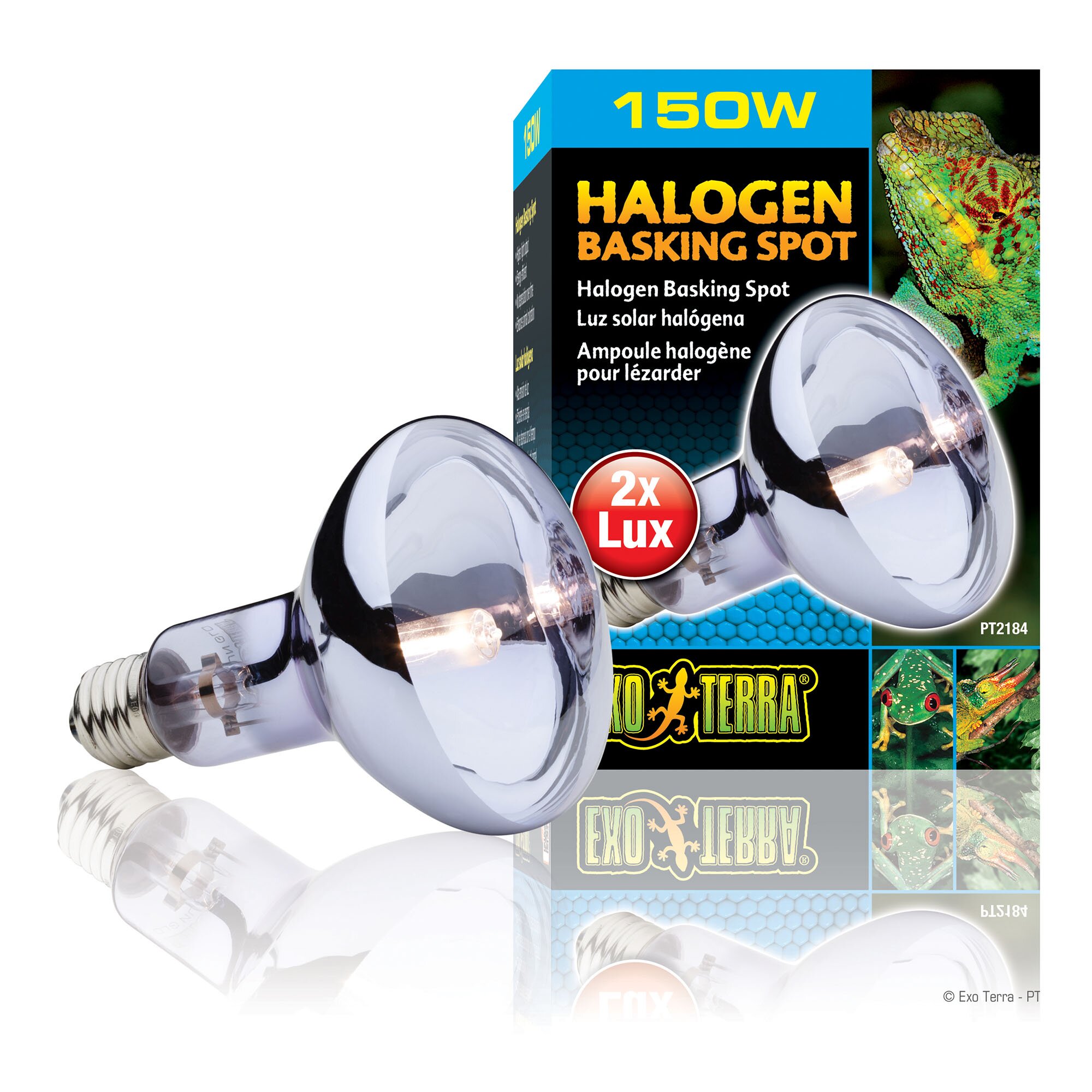 Галогеновая лампа Exo Terra «Halogen Basking Spot» 150 Вт, E27 (для обогрева) Галогеновая лампа Exo Terra «Halogen Basking Spot» 150 Вт, E27 (для обогрева)