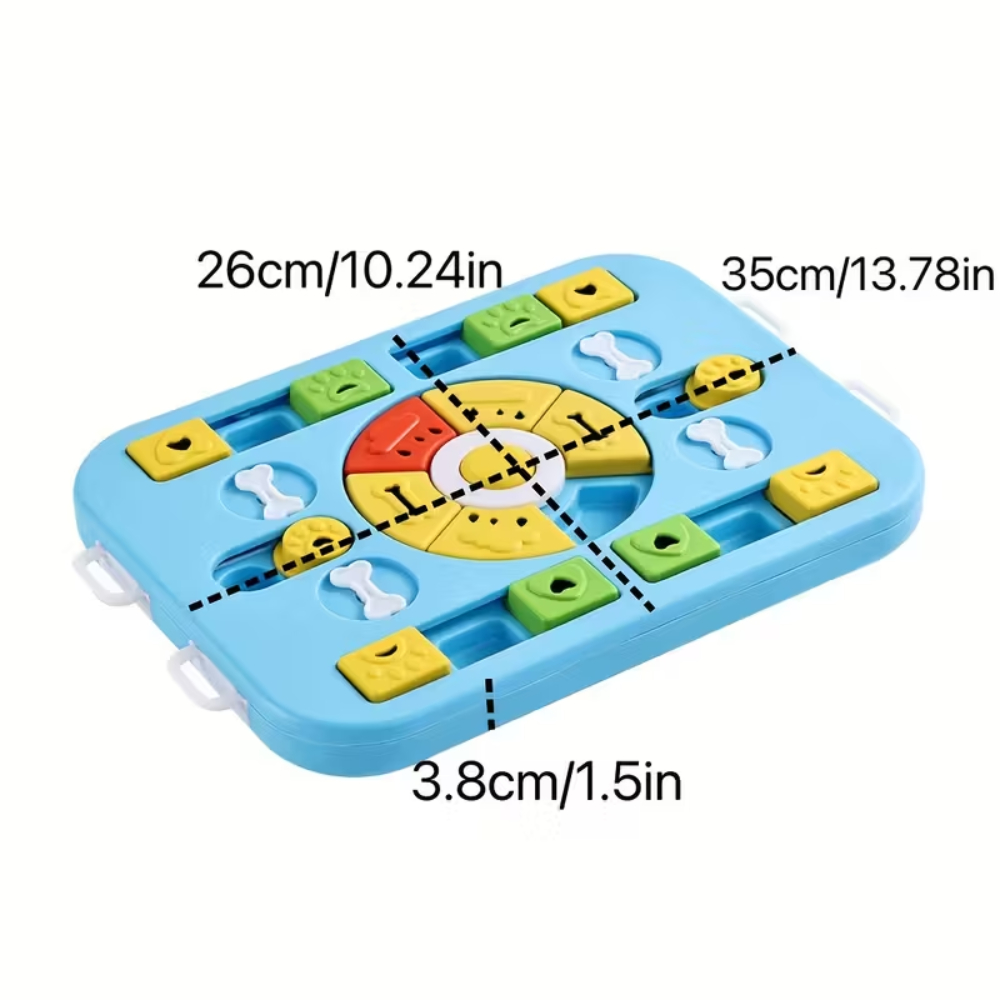 Pet Fun Головоломка іграшка для собак 35х26х2,8 см - різнокольоровий