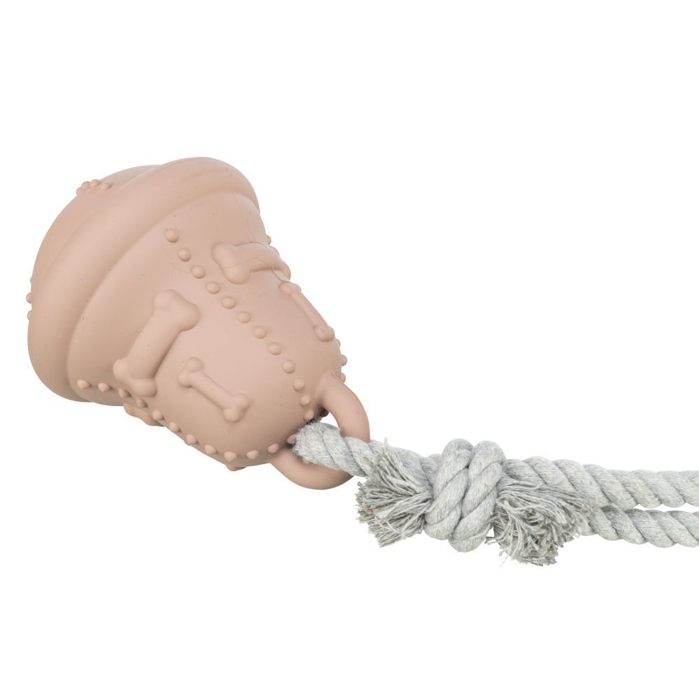 Trixie Bell on Rope іграшка для собак 36 см - бежевий