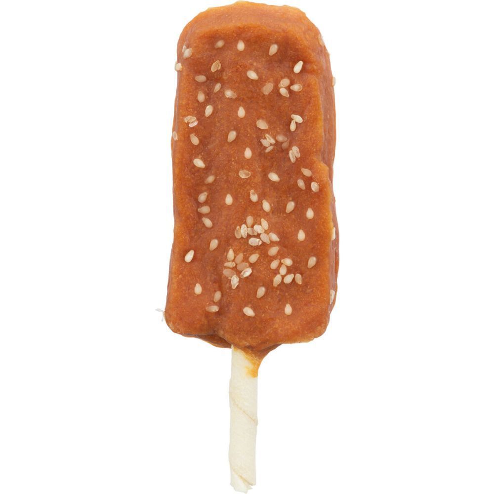 Ласощі для собак Trixie Ice Pop 12 см 1 шт 46 г - курка та кунжут Ласощі для собак Trixie Ice Pop 12 см 1 шт 46 г - курка та кунжут