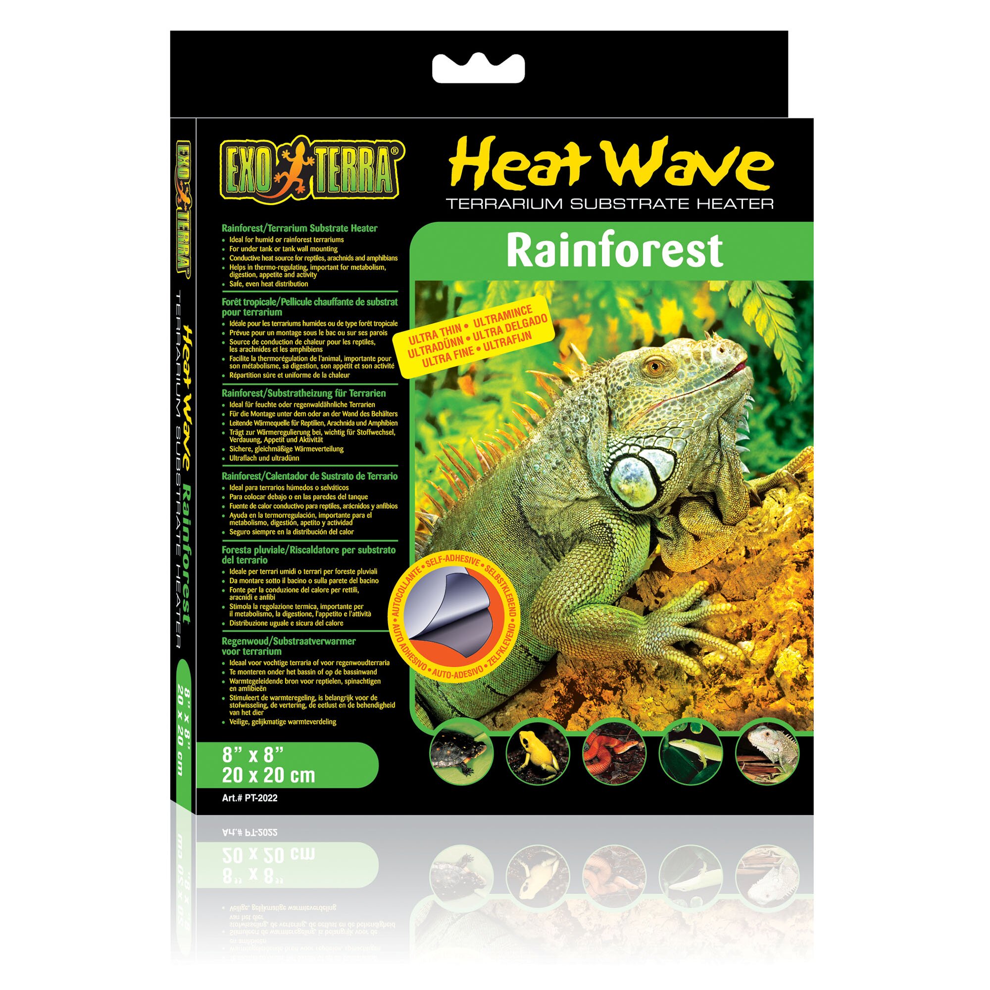 Нагреватель Exo Terra «Heat Wave Rainforest» Горячий коврик 4 Вт, 20 x 20 см