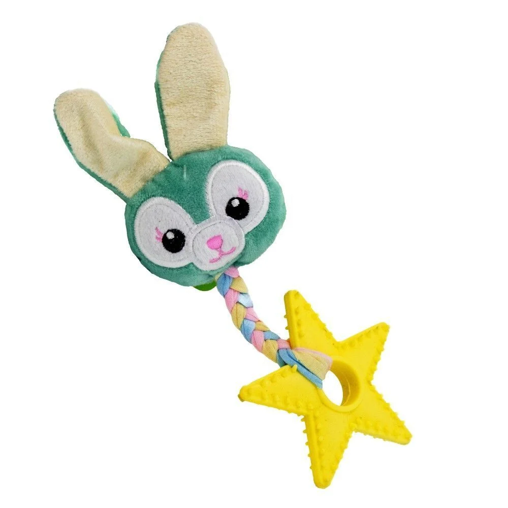 Pet Fun Зайчик іграшка для собак 9,5х26,5 см - різнокольоровий