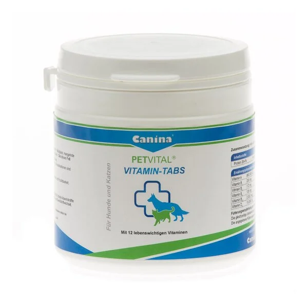 Витамины Canina «PETVITAL Vitamin-Tabs» 50 таблеток, 100 г (мультивитамин)