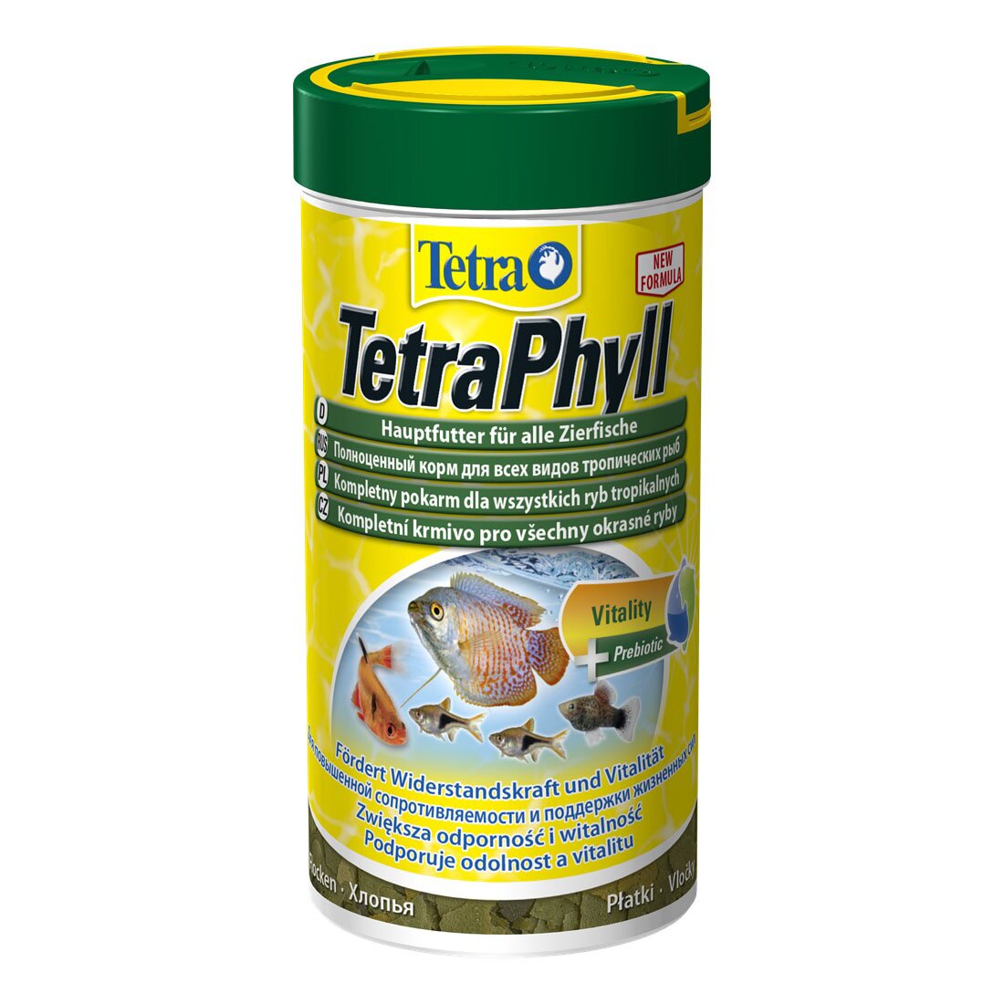 Сухий корм для акваріумних риб Tetra в пластівцях «TetraPhyll» 100 мл (для травоїдних риб)