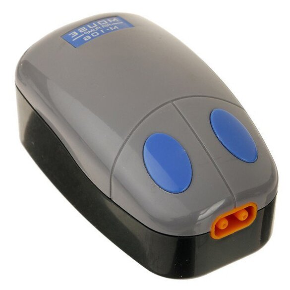 Компресор KW Zone Mouse «M-104» з двома виходами для акваріума 80-130 л