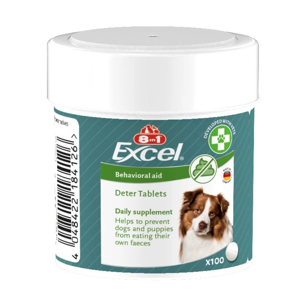8in1 Excel Deter Behavioral Aid харчова добавка для собак 100 шт 8in1 Excel Deter Behavioral Aid харчова добавка для собак 100 шт