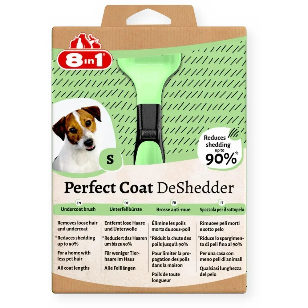 8in1 Perfect Coat DeShedder інструмент для підшерстя собак S 8in1 Perfect Coat DeShedder інструмент для підшерстя собак S