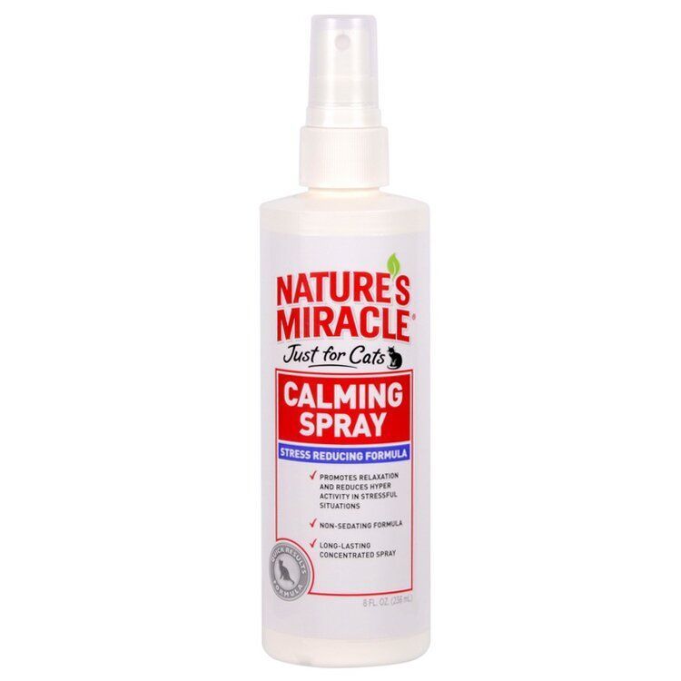 Спрей для котів Nature's Miracle «Calming Spray» 236 мл (заспокійливий засіб) Спрей для котів Nature's Miracle «Calming Spray» 236 мл (заспокійливий засіб)