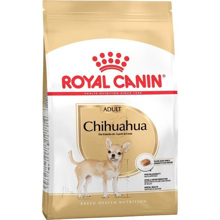 Набір сухого та вологого корму для собак Royal Canin Chihuahua Adult 1,5 кг + 4 шт х 85 г