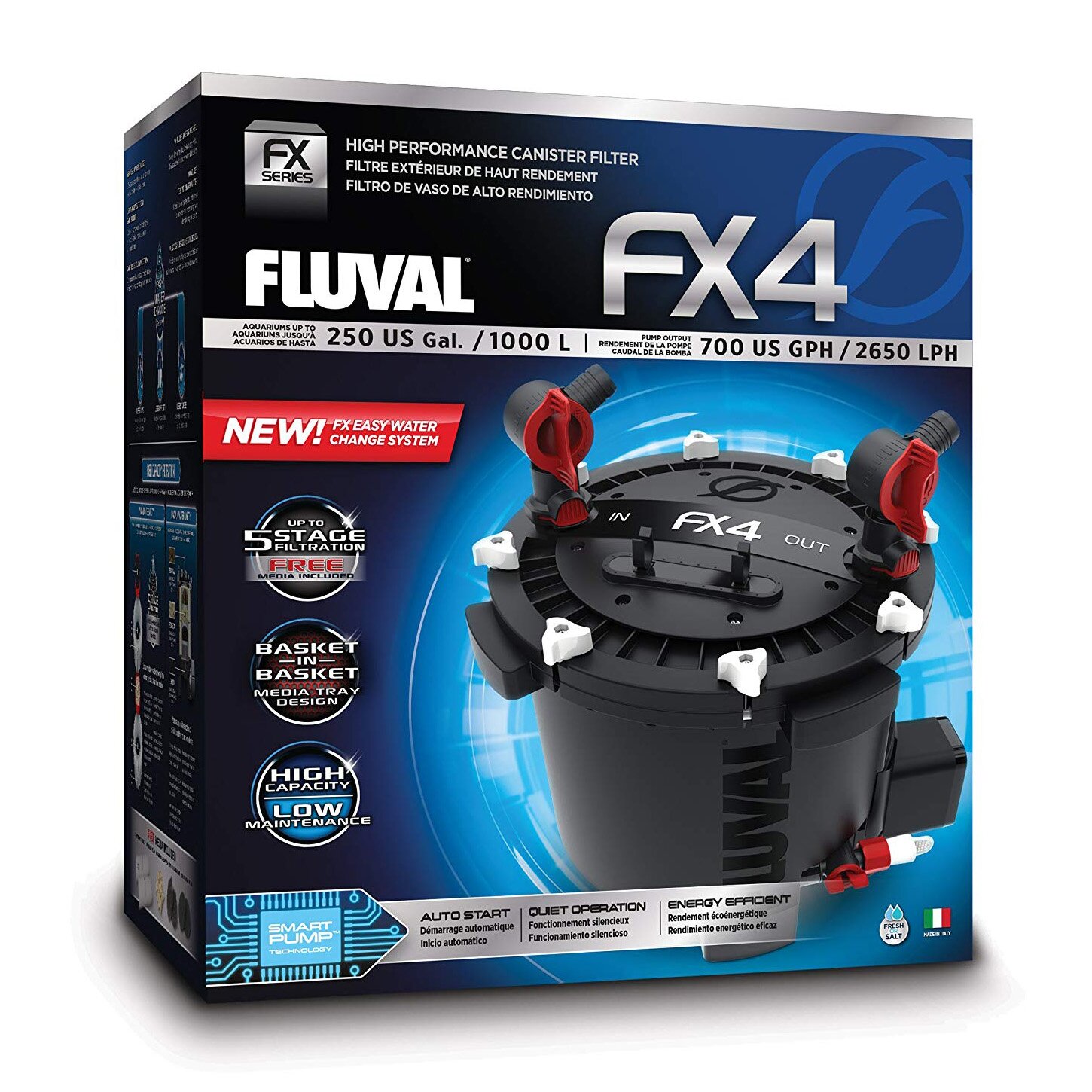Наружный фильтр Fluval «FX4» для аквариума до 1000 л Наружный фильтр Fluval «FX4» для аквариума до 1000 л