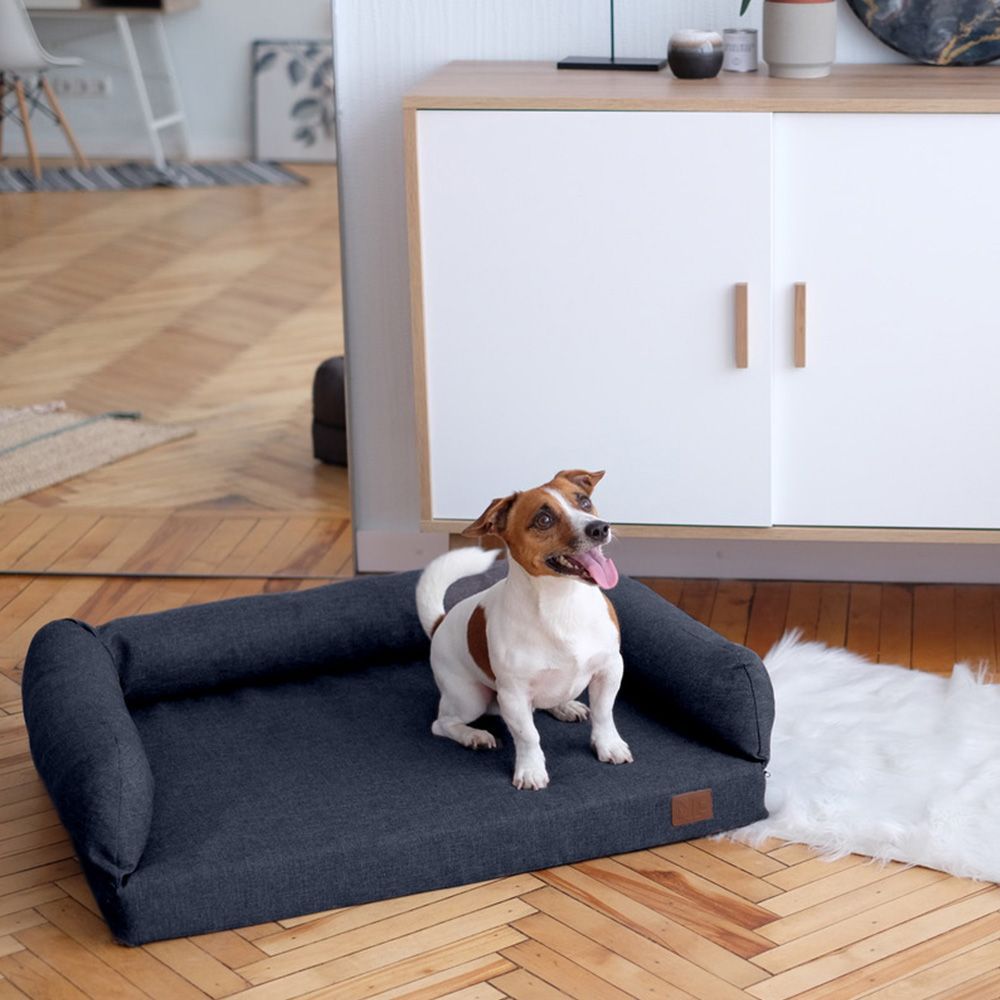 Noble Pet London лежак для собак 80x60 см - синій Noble Pet London лежак для собак 80x60 см - синій