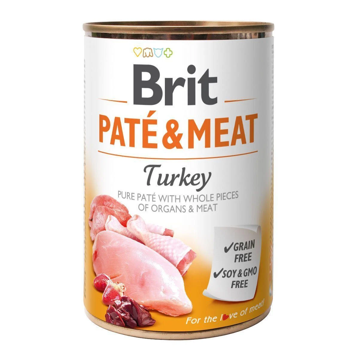 Вологий корм для собак Brit Care Pate&Meat 400 г - індичка Вологий корм для собак Brit Care Pate&Meat 400 г - індичка