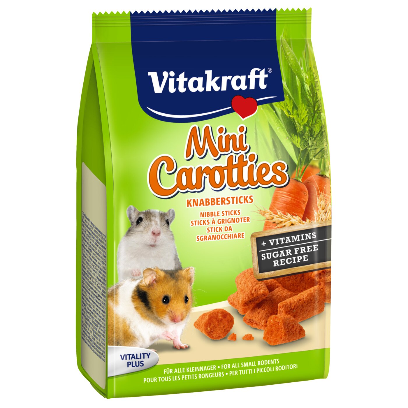 Лакомство для грызунов Vitakraft «Mini Carotties» 50 г (морковь) Лакомство для грызунов Vitakraft «Mini Carotties» 50 г (морковь)