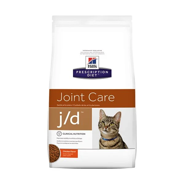 Сухой корм для кошек при заболеваниях суставов Hills Prescription Diet Feline j/d 2 кг — домашняя птица Сухой корм для кошек при заболеваниях суставов Hills Prescription Diet Feline j/d 2 кг — домашняя птица