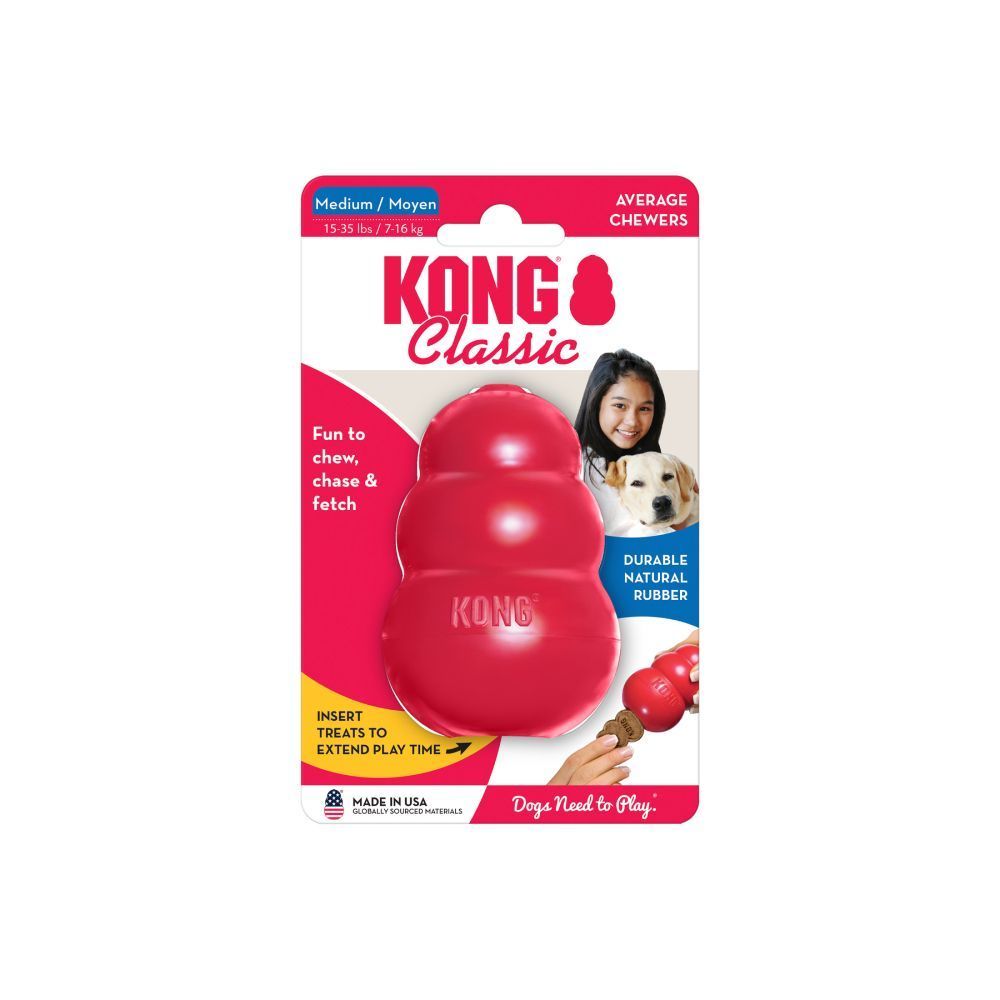 Kong Classic іграшка для собак M 8,9 см - червоний Kong Classic іграшка для собак M 8,9 см - червоний