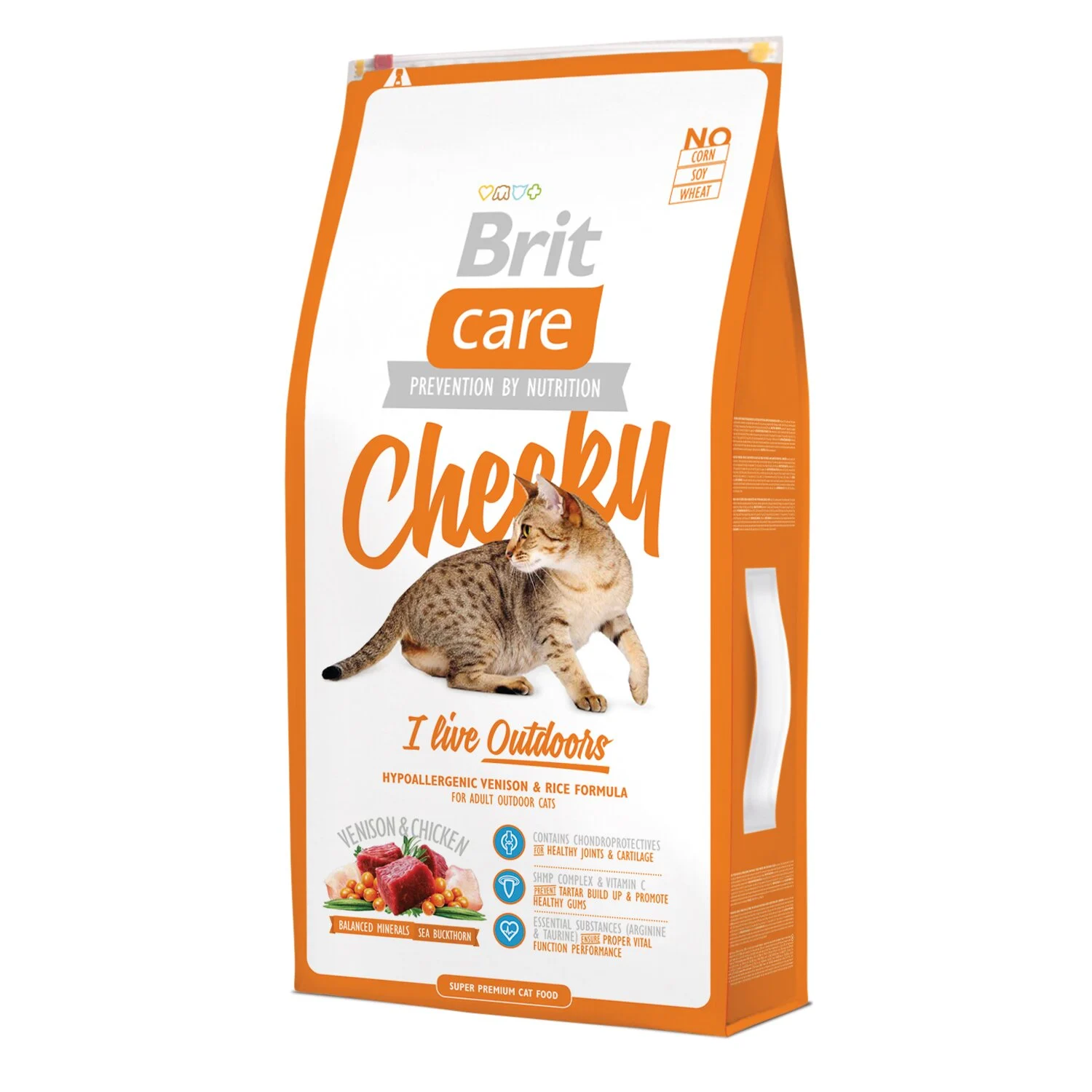 Сухой корм для кошек, которые живут на улице Brit Care Cat Cheeky I am Living Outdoor 7 кг - оленина и рис Сухой корм для кошек, которые живут на улице Brit Care Cat Cheeky I am Living Outdoor 7 кг - оленина и рис
