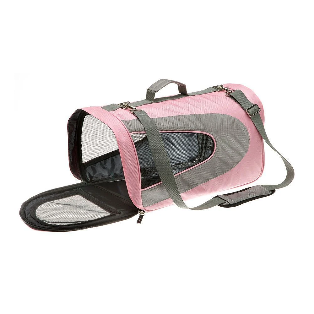 Сумка для кошек Ferplast Beauty Small 42x24x27 см - розово-серый Сумка для кошек Ferplast Beauty Small 42x24x27 см - розово-серый