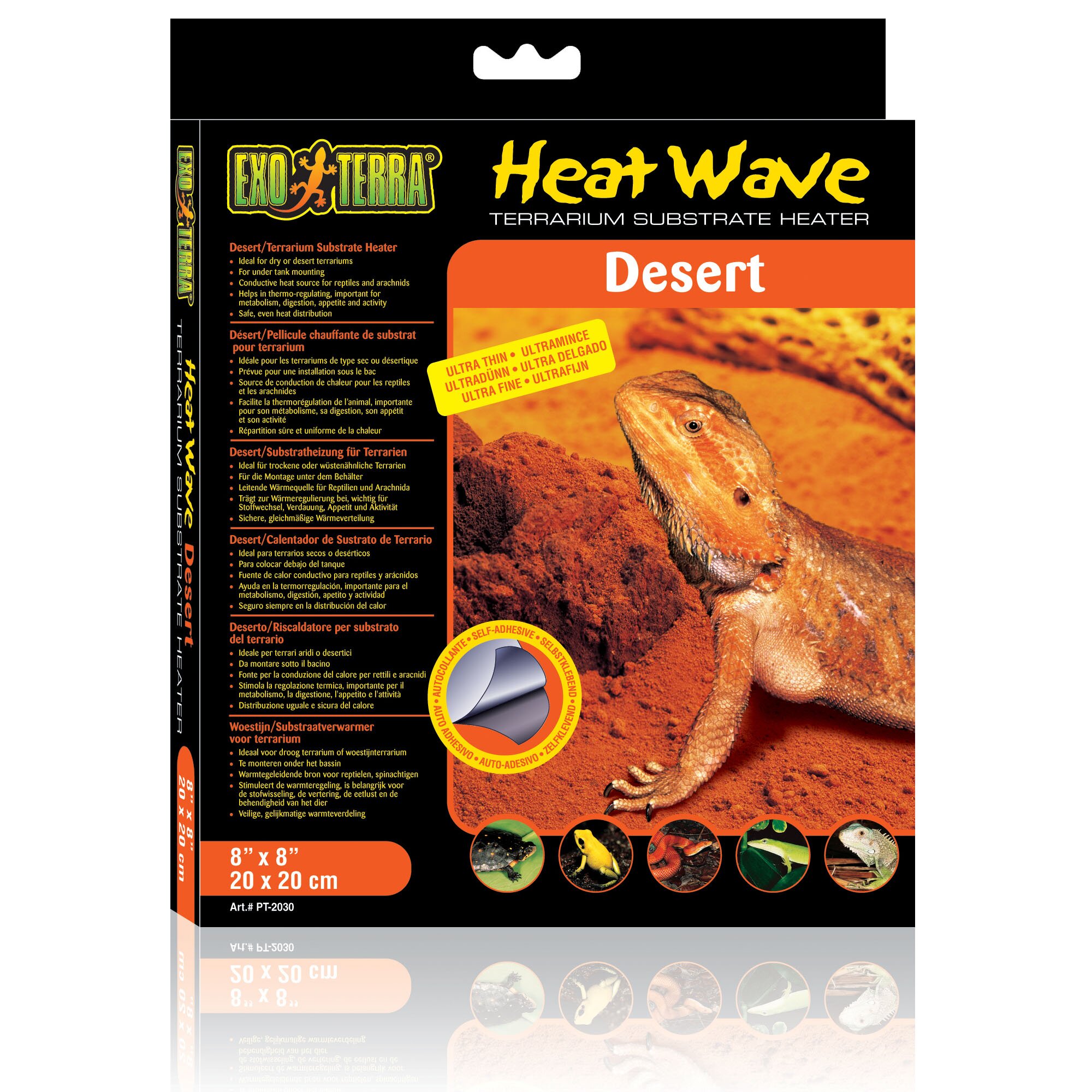 Обогреватель Exo Terra «Heat Wave Desert» Теплый коврик 8 Вт, 20 x 20 см