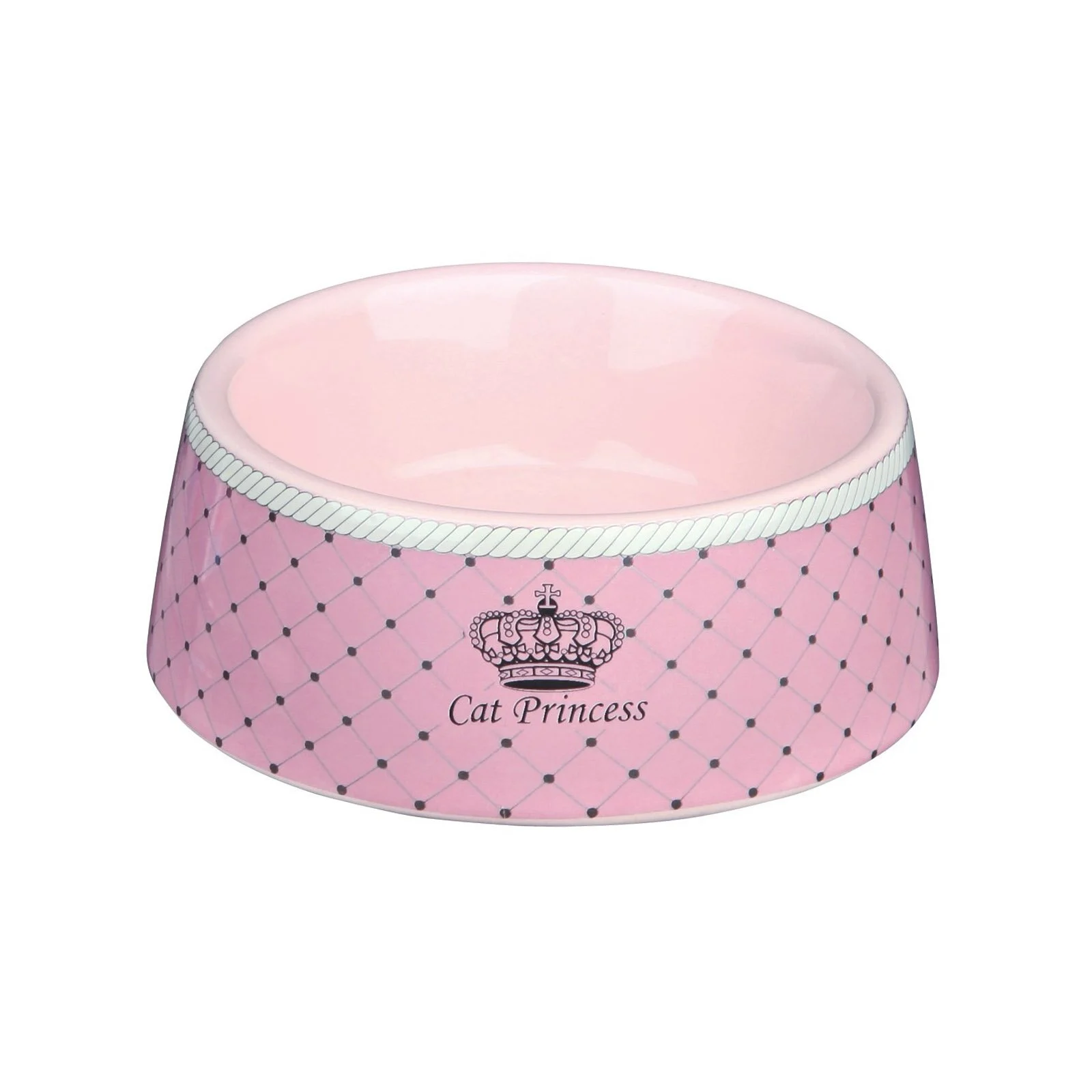 Миска керамічна Trixie Cat Princess 180 мл / 12 см - рожева