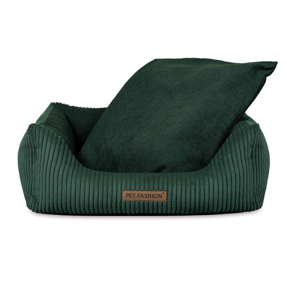Pet Fashion DEVID лежак для котів 62х50х19 см - смарагдовий Pet Fashion DEVID лежак для котів 62х50х19 см - смарагдовий