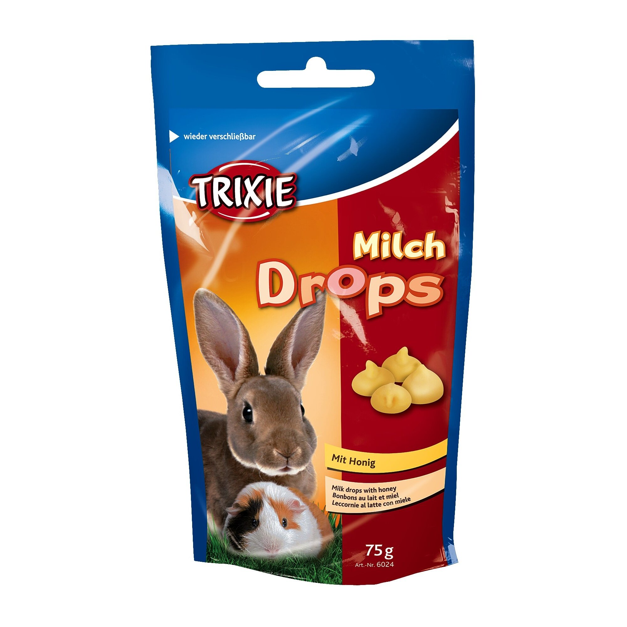 Лакомства для кроликов и морских свинок Trixie «Milk Drops» 75 г (молоко) Лакомства для кроликов и морских свинок Trixie «Milk Drops» 75 г (молоко)