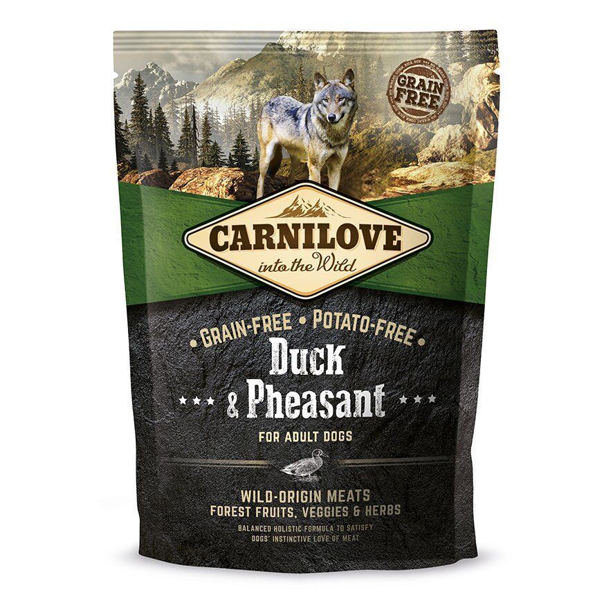Сухой корм для собак Carnilove Duck & Pheasant 1,5 кг - утка и фазан Сухой корм для собак Carnilove Duck & Pheasant 1,5 кг - утка и фазан