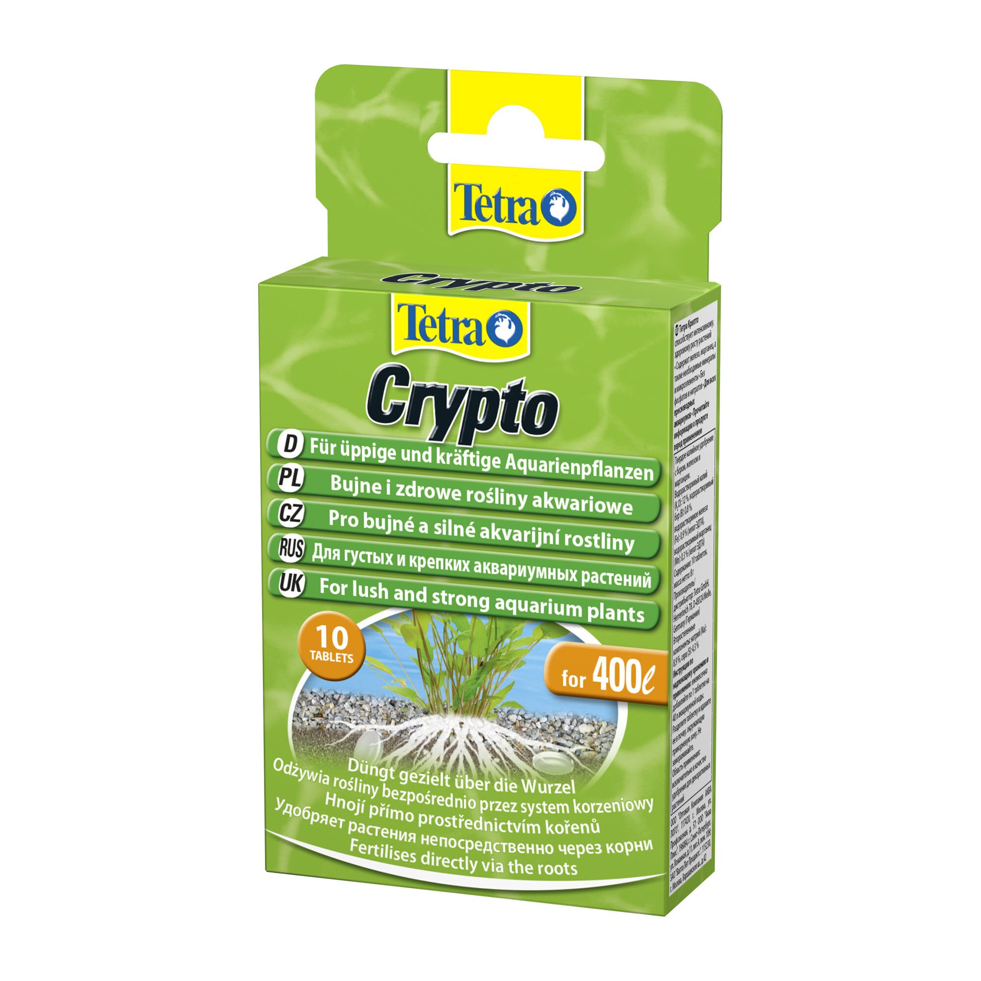Добрива для рослин Tetra «Crypto» 10 таблеток Добрива для рослин Tetra «Crypto» 10 таблеток