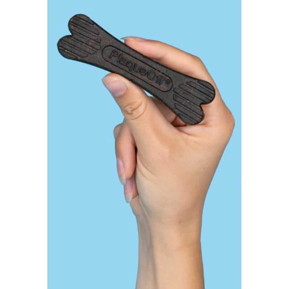 Ласощі для собак ProDen PlaqueOff Mini Dental Bones 342 г - арахісова паста та банан Ласощі для собак ProDen PlaqueOff Mini Dental Bones 342 г - арахісова паста та банан