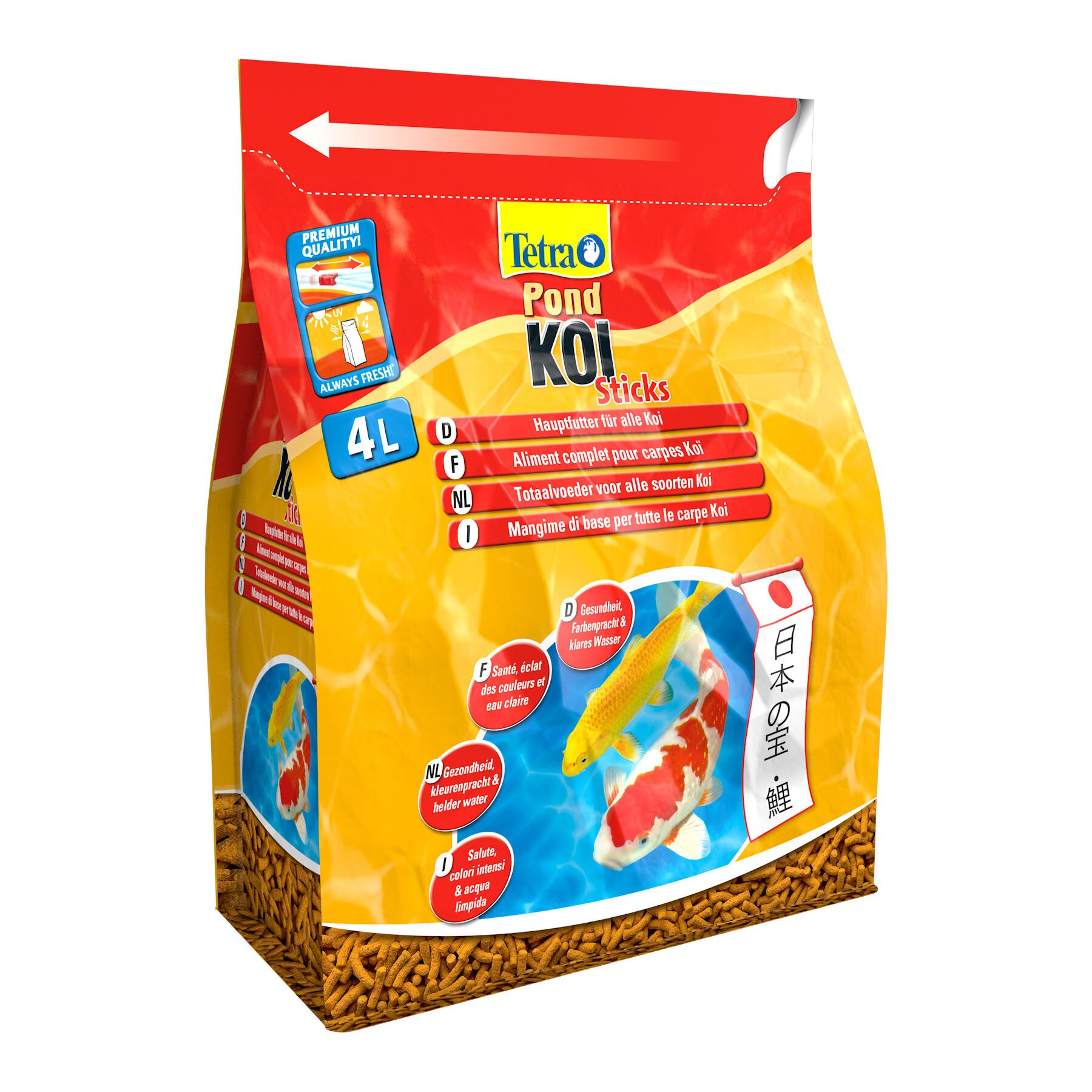 Сухий корм для ставкових риб Tetra в паличках «KOI Sticks» 4 л (для коропів кої) Сухий корм для ставкових риб Tetra в паличках «KOI Sticks» 4 л (для коропів кої)