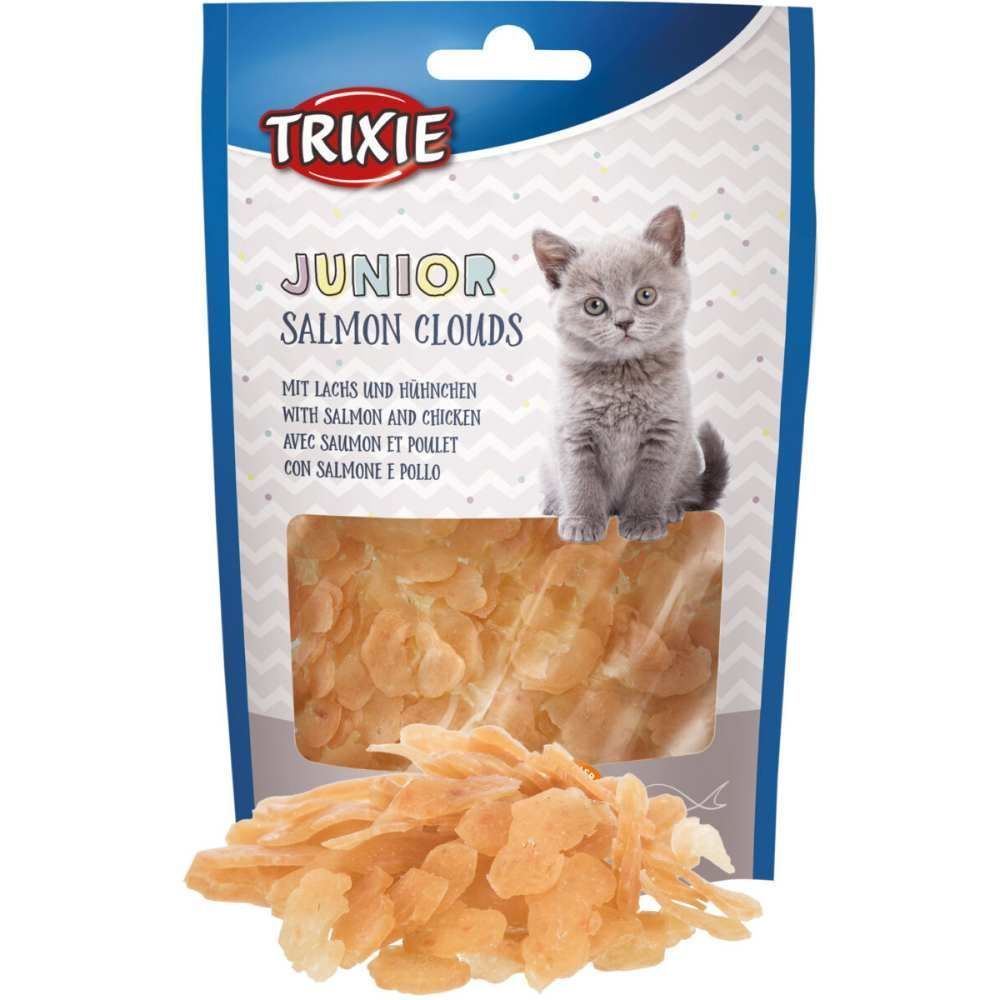 Ласощі для кошенят Trixie Junior Clouds 40 г - лосось